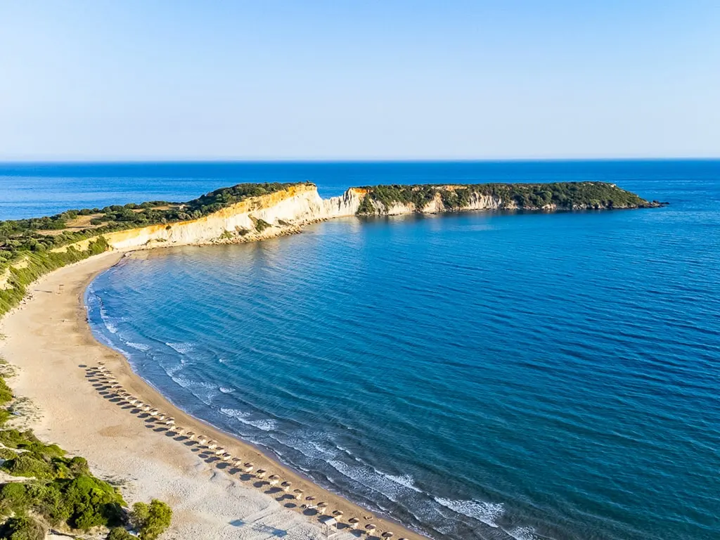 A beach in Zakynthos